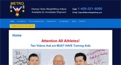 Desktop Screenshot of metroweightlifting.com
